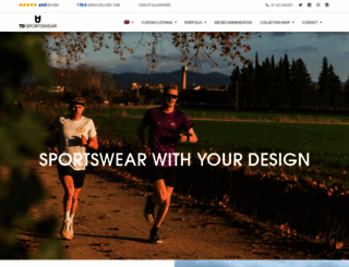tdsportswear.com screenshot