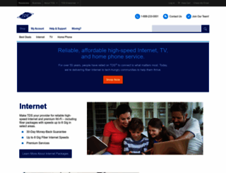 tdstelecom.com screenshot