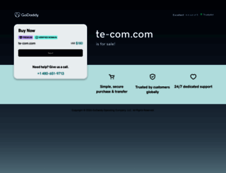 te-com.com screenshot