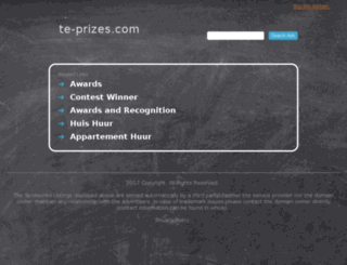 te-prizes.com screenshot