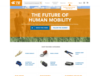 te.com screenshot
