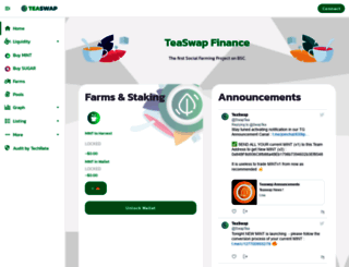 tea-swap-app.finance screenshot