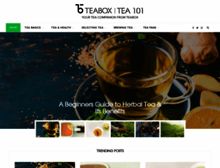tea101.teabox.com screenshot