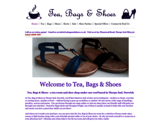 teabagsandshoes.co.uk screenshot