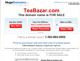 teabazar.com screenshot