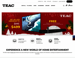teac.com.au screenshot