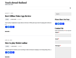 teachabroadthailand.com screenshot