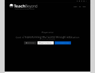 teachbeyond.org.uk screenshot