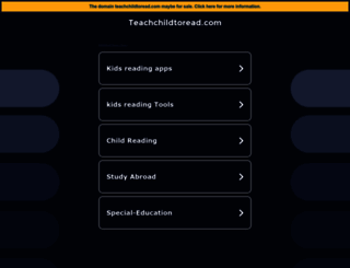 teachchildtoread.com screenshot