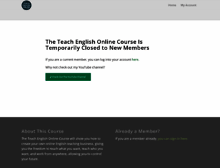 teachenglishonlinecourse.com screenshot