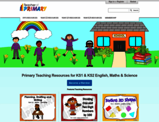 teacher-of-primary.co.uk screenshot