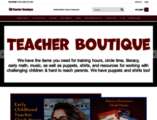 teacherboutique.com screenshot