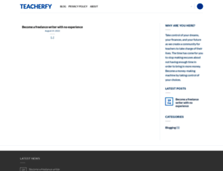 teacherfy.com screenshot