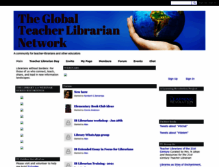teacherlibrarian.org screenshot
