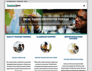 teacherready.org screenshot