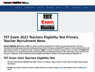 teachers-eligibility-test.com screenshot
