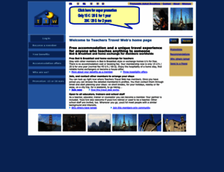teacherstravelweb.com screenshot