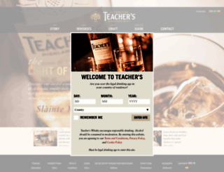 teacherswhisky.com screenshot