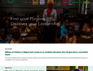 teachfornigeria.org screenshot