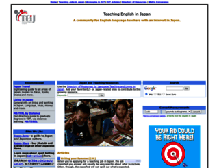 teaching-english-in-japan.net screenshot