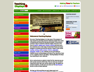 teachingdisplays.co.uk screenshot