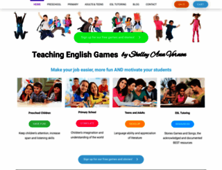 teachingenglishgames.com screenshot