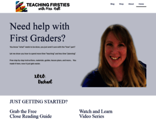 teachingfirsties.com screenshot