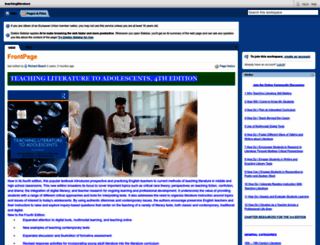 teachingliterature.org screenshot