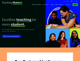 teachingmatters.org screenshot