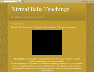 teachings-of-nirmal-baba.blogspot.in screenshot