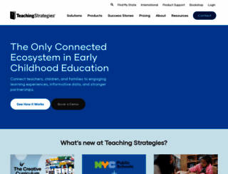 teachingstrategies.com screenshot