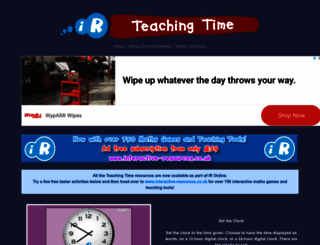 teachingtime.co.uk screenshot