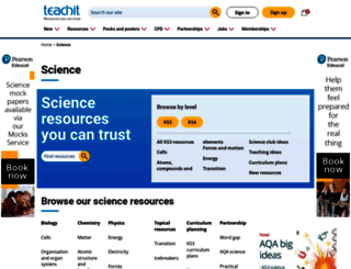 teachitscience.co.uk screenshot