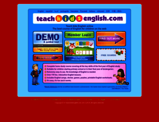 teachkidsenglish.com screenshot