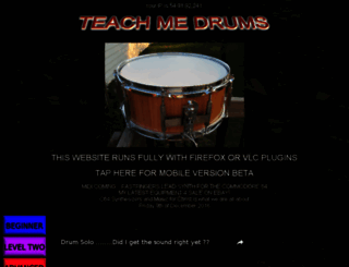 teachmedrums.com screenshot