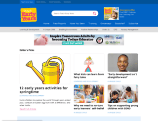 teachnursery.com screenshot