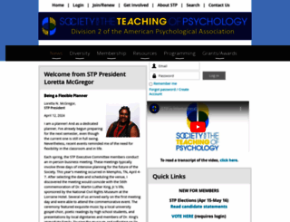 teachpsych.org screenshot