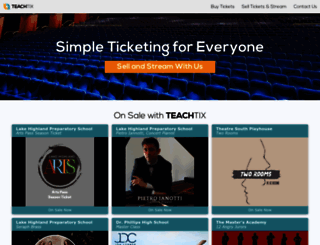 teachtix.com screenshot