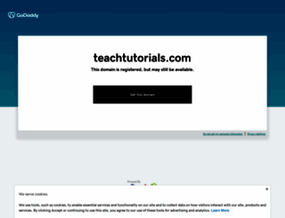teachtutorials.com screenshot