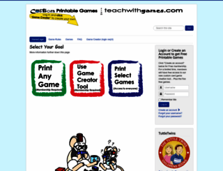 teachwithgames.com screenshot
