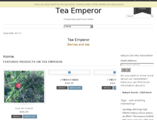 teaemperor.com screenshot