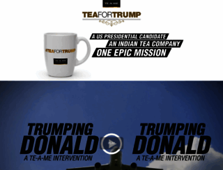 teafortrump.com screenshot