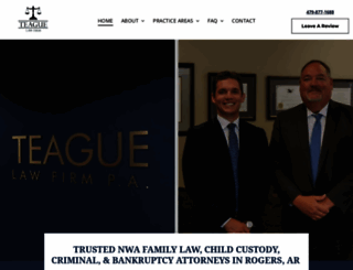 teague-law.com screenshot