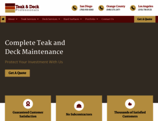teakanddeck.com screenshot