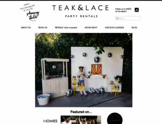 teakandlace.com screenshot
