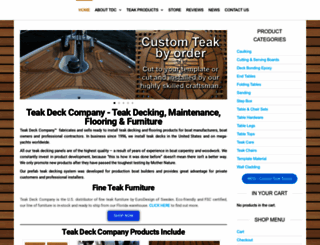 teakdeckcompany.com screenshot