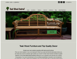 teakwoodcentral.com screenshot