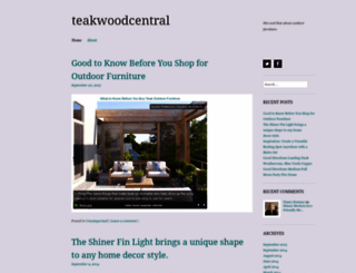 teakwoodcentral.wordpress.com screenshot