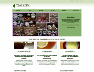 tealaden.com screenshot