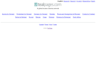 tealpages.com screenshot